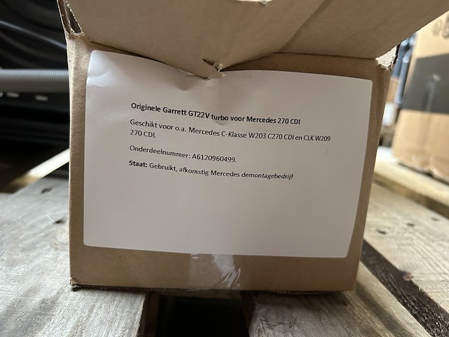 5x turbo compressor mercedes benz - afbeelding 11 van  11