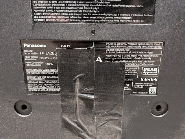 5x tv/monitor, lg, panasonic & hp - afbeelding 2 van  16