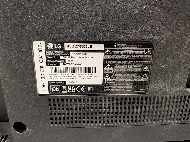 5x tv/monitor, lg, panasonic & hp - afbeelding 5 van  16