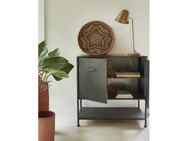 5x typographic - kast - metaal op pallet , pomax, zwart - afbeelding 2 van  4