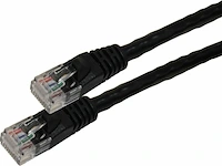 5x utp kabel 5 meter, scanpart, zwart - afbeelding 2 van  2