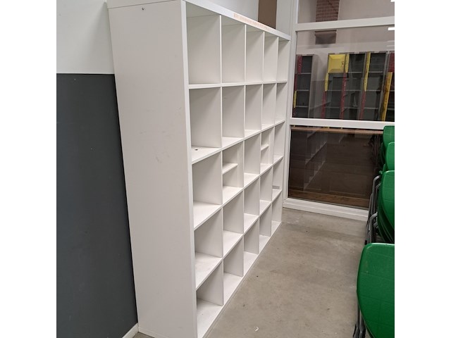 5x vakkenkast ikea, kallax, wit - afbeelding 1 van  8