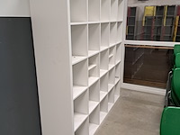 5x vakkenkast ikea, kallax, wit - afbeelding 1 van  8