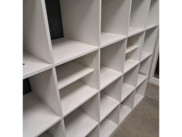 5x vakkenkast ikea, kallax, wit - afbeelding 2 van  8