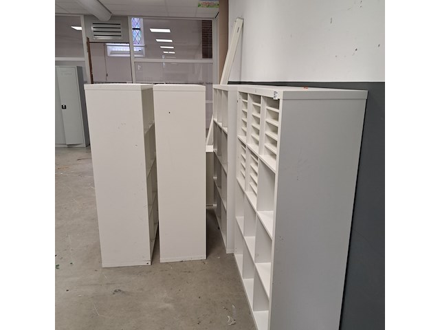 5x vakkenkast ikea, kallax, wit - afbeelding 3 van  8