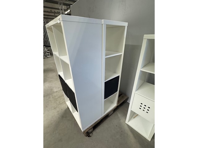 5x vakkenkast ikea, wit - afbeelding 3 van  4