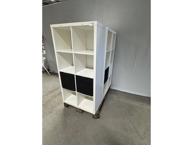5x vakkenkast, ikea, wit - afbeelding 1 van  4