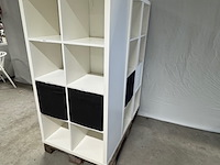 5x vakkenkast, ikea, wit - afbeelding 1 van  4