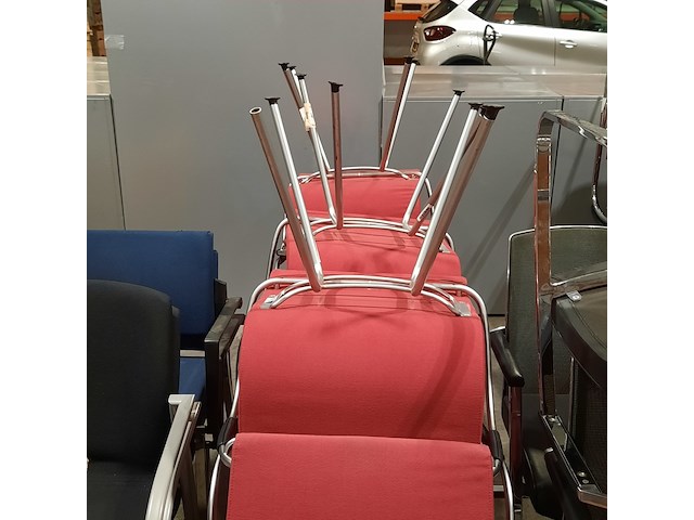 5x vergaderstoel, dauphin - afbeelding 11 van  12