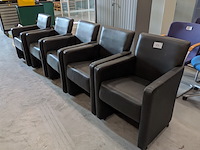 5x verrijdbare eetkamerstoel - afbeelding 1 van  10