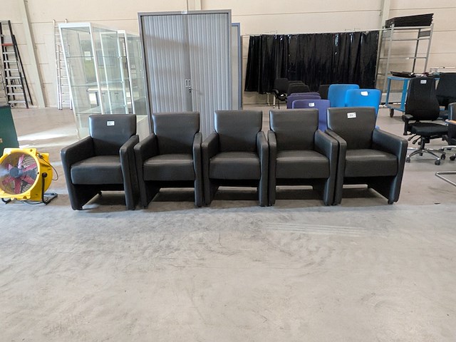 5x verrijdbare eetkamerstoel - afbeelding 3 van  10