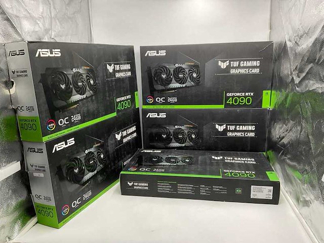 5x videokaart, asus, geforce rtx 4090 - afbeelding 1 van  24