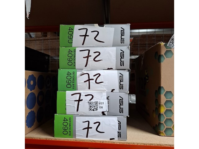 5x videokaart, asus, geforce rtx 4090 - afbeelding 17 van  24