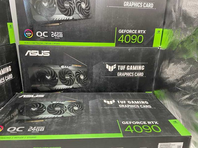 5x videokaart, asus, geforce rtx 4090 - afbeelding 19 van  24