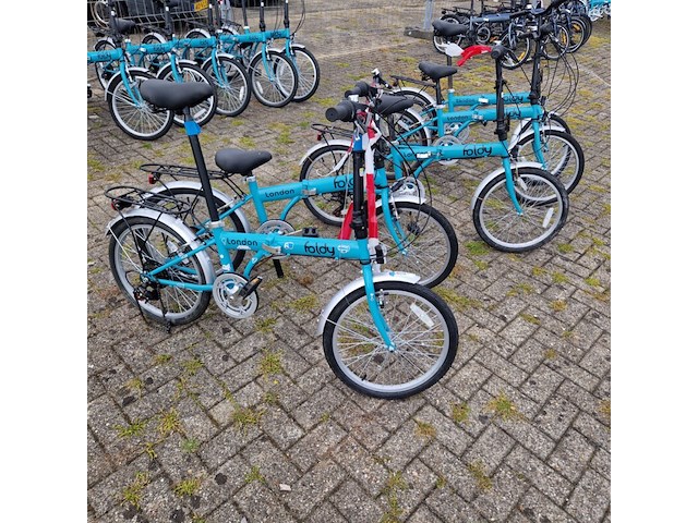 5x vouwfiets, london foldy - afbeelding 1 van  15