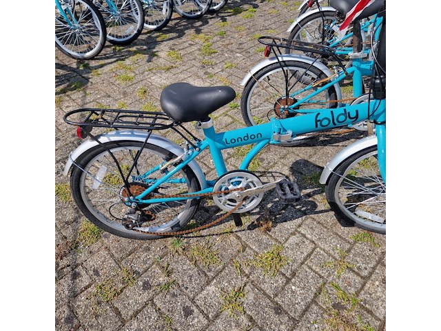 5x vouwfiets, london foldy - afbeelding 15 van  15