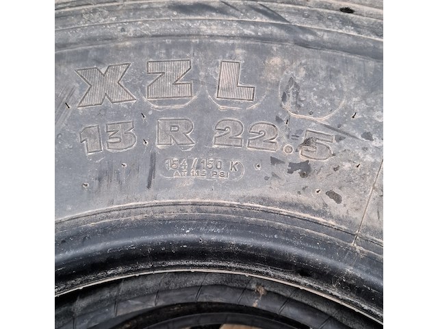 5x vrachtwagenband, michelin, xzl - afbeelding 8 van  11