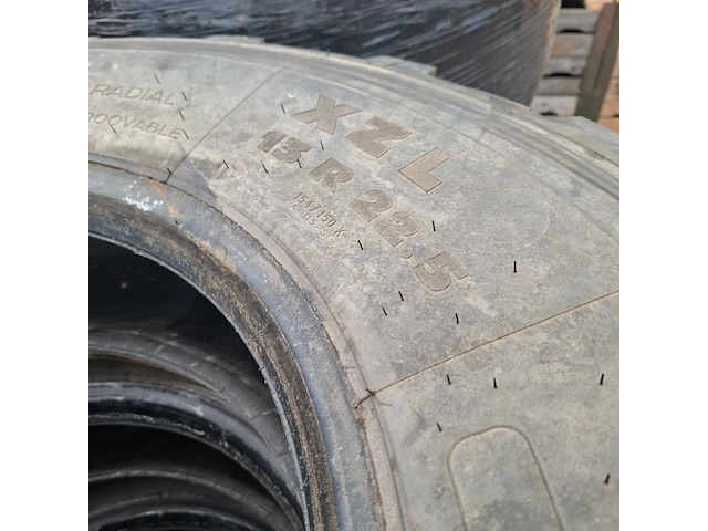 5x vrachtwagenband, michelin, xzl - afbeelding 6 van  7