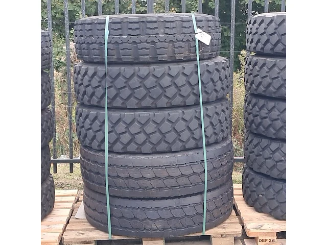 5x vrachtwagenband, o.a michelin, continental, o.a xzl - afbeelding 1 van  6