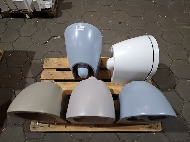 5x wandcloset o.s. catalano, diverse kleuren - afbeelding 3 van  11