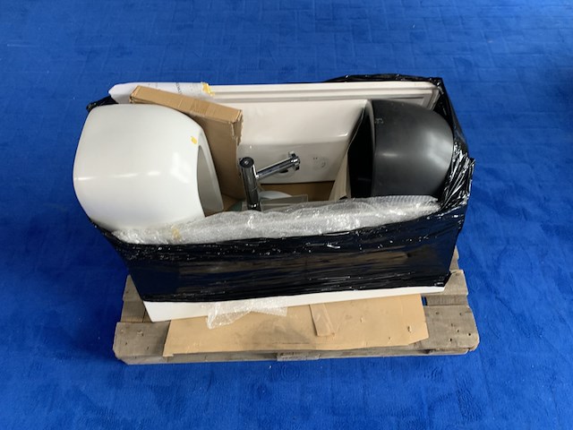 5x wasbak | wastafel | bidet, umywalka | alice, wit - afbeelding 1 van  4