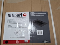 5x wastafel, allibert, plane ceram, mat zwart - afbeelding 2 van  4
