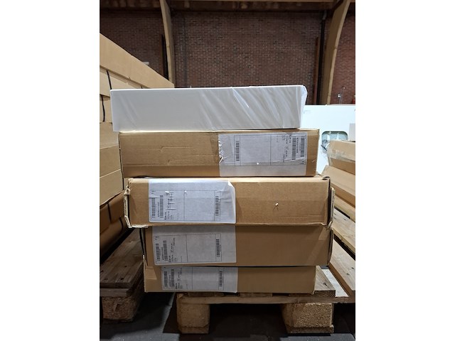 5x wastafel bari 120, mat wit - afbeelding 5 van  6