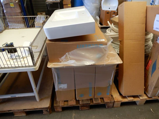 5x wastafel, geberit, renova plan, wit - afbeelding 2 van  5