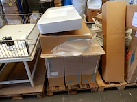 5x wastafel, geberit, renova plan, wit - afbeelding 2 van  5