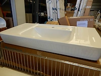 5x wastafel, geberit, renova plan, wit - afbeelding 4 van  5