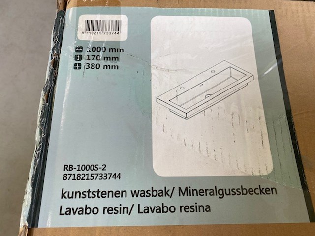 5x wastafel - afbeelding 4 van  5