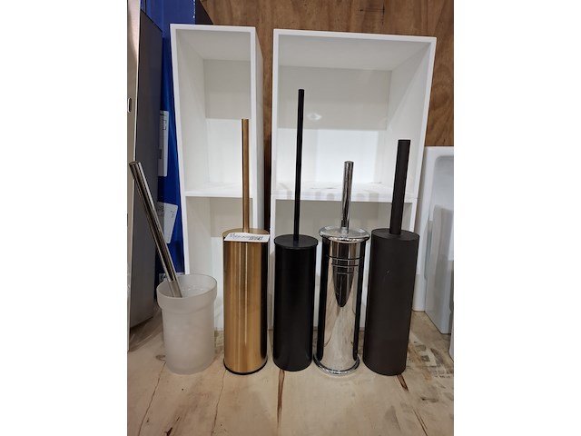 5x wc-borstelhouder - afbeelding 1 van  4