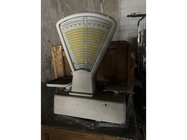 5x weegschaal in kist, origineel uit de ddr-tijd - afbeelding 3 van  7