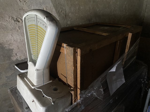 5x weegschaal in kist, origineel uit de ddr-tijd - afbeelding 6 van  7