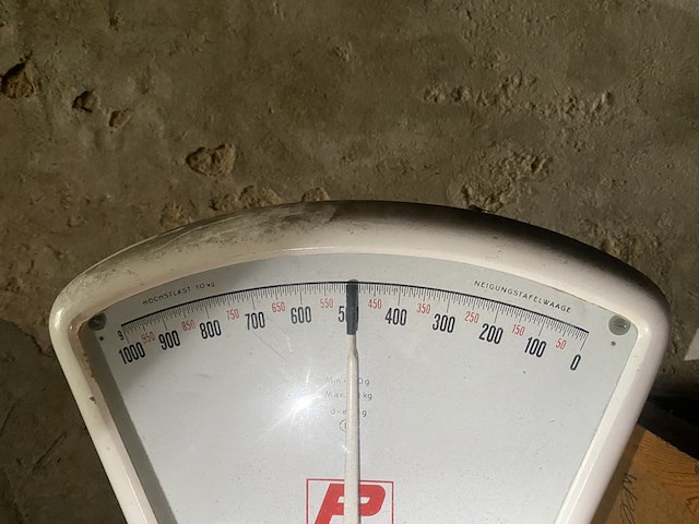 5x weegschaal in kist, origineel uit de ddr-tijd - afbeelding 7 van  7