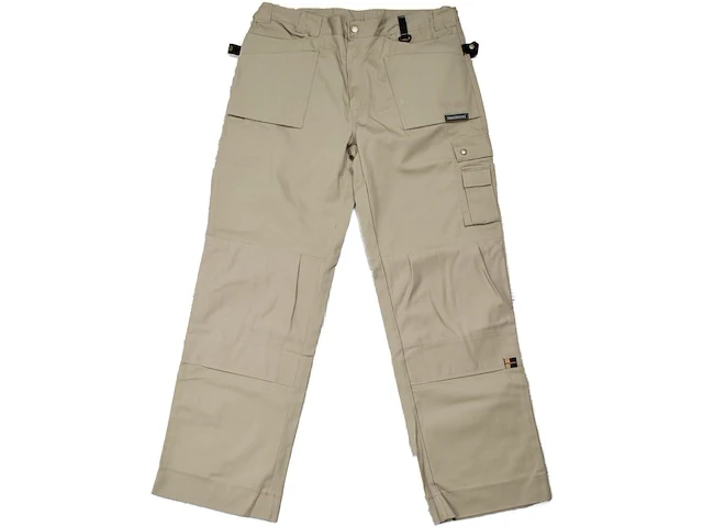 5x werkbroek roughnecks, beige en blauw, maat 58 - afbeelding 3 van  3