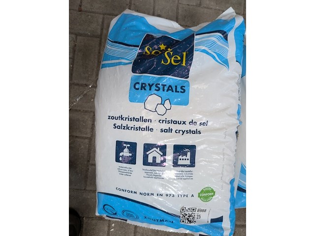 5x zak à 25kg kristalzout softsel - afbeelding 3 van  3