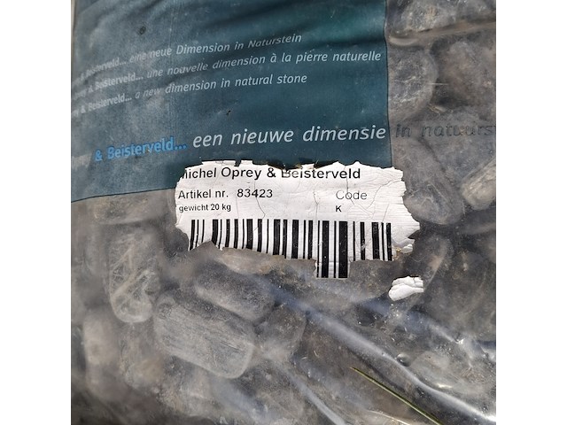 5x zak natuursteen a 20 kg - afbeelding 4 van  4