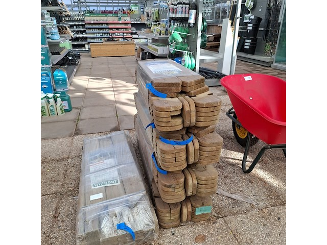 5x zandbak, hillhout - afbeelding 1 van  6