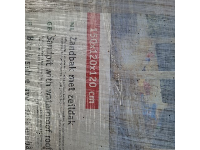 5x zandbak, hillhout - afbeelding 5 van  6