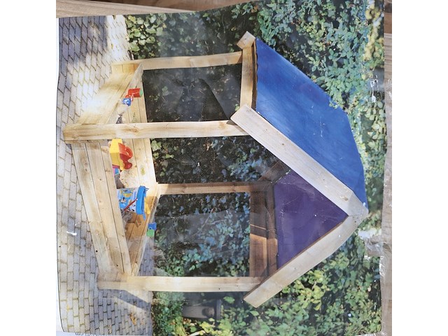 5x zandbak, hillhout - afbeelding 6 van  6