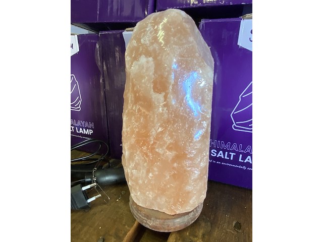 5x zoutlampen himalayazout 100% natuurlijk 3-5 kg - afbeelding 2 van  3