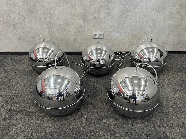 5x zuiver retro - design hanglamp ø40 - afbeelding 1 van  6