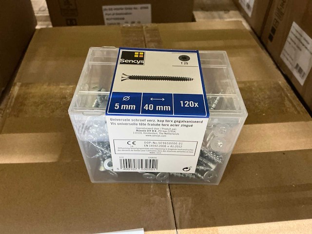 5x40mm universele schroef (72x) - afbeelding 3 van  3