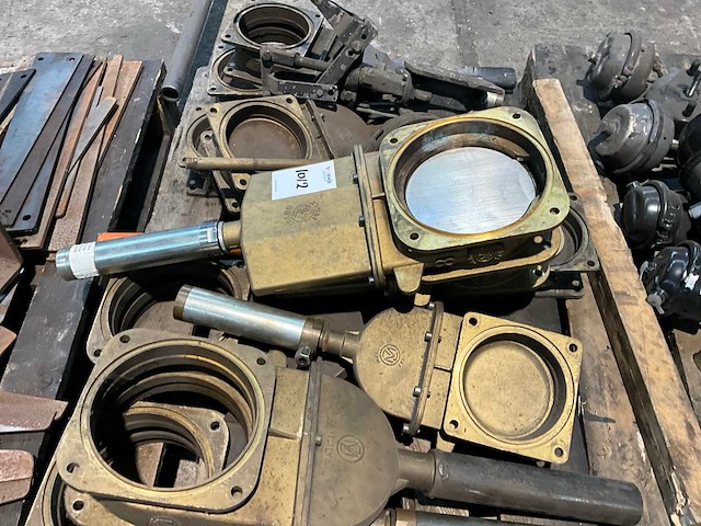 6” + 8” messing schuif afsluiters - afbeelding 3 van  5