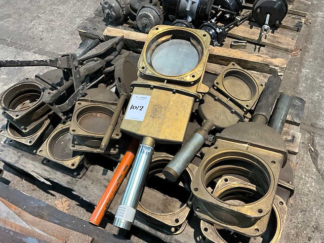 6” + 8” messing schuif afsluiters - afbeelding 5 van  5