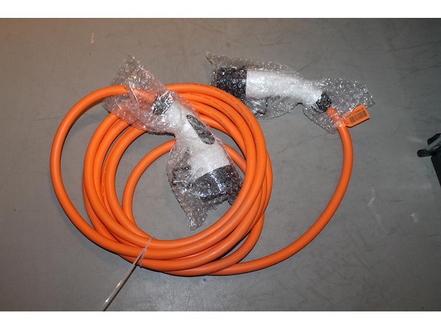 6 autolaadkabels / koppelkabels type 2. 6m 3x6 mm2. - afbeelding 2 van  2