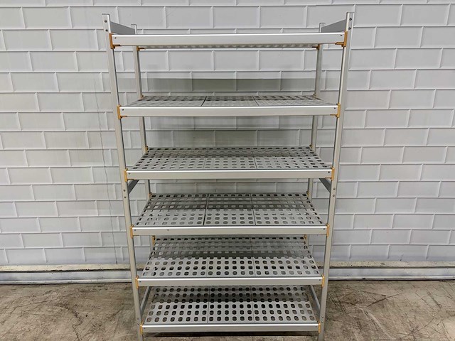 6 delige aluminium - legbordstelling - afbeelding 1 van  3