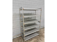 6 delige aluminium - legbordstelling - afbeelding 3 van  3