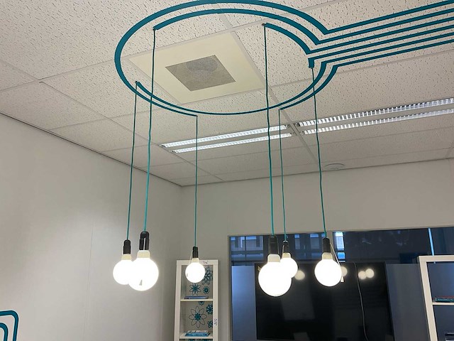 6-delige hanglamp - afbeelding 1 van  4